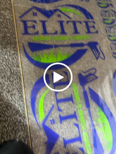 Customer video review of Custom DTF Transfer By Size