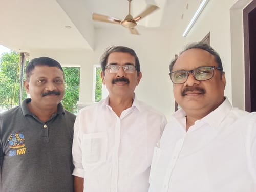 Customer photo review of Double Delight White Shirts - 2 Pcs Combo Pack