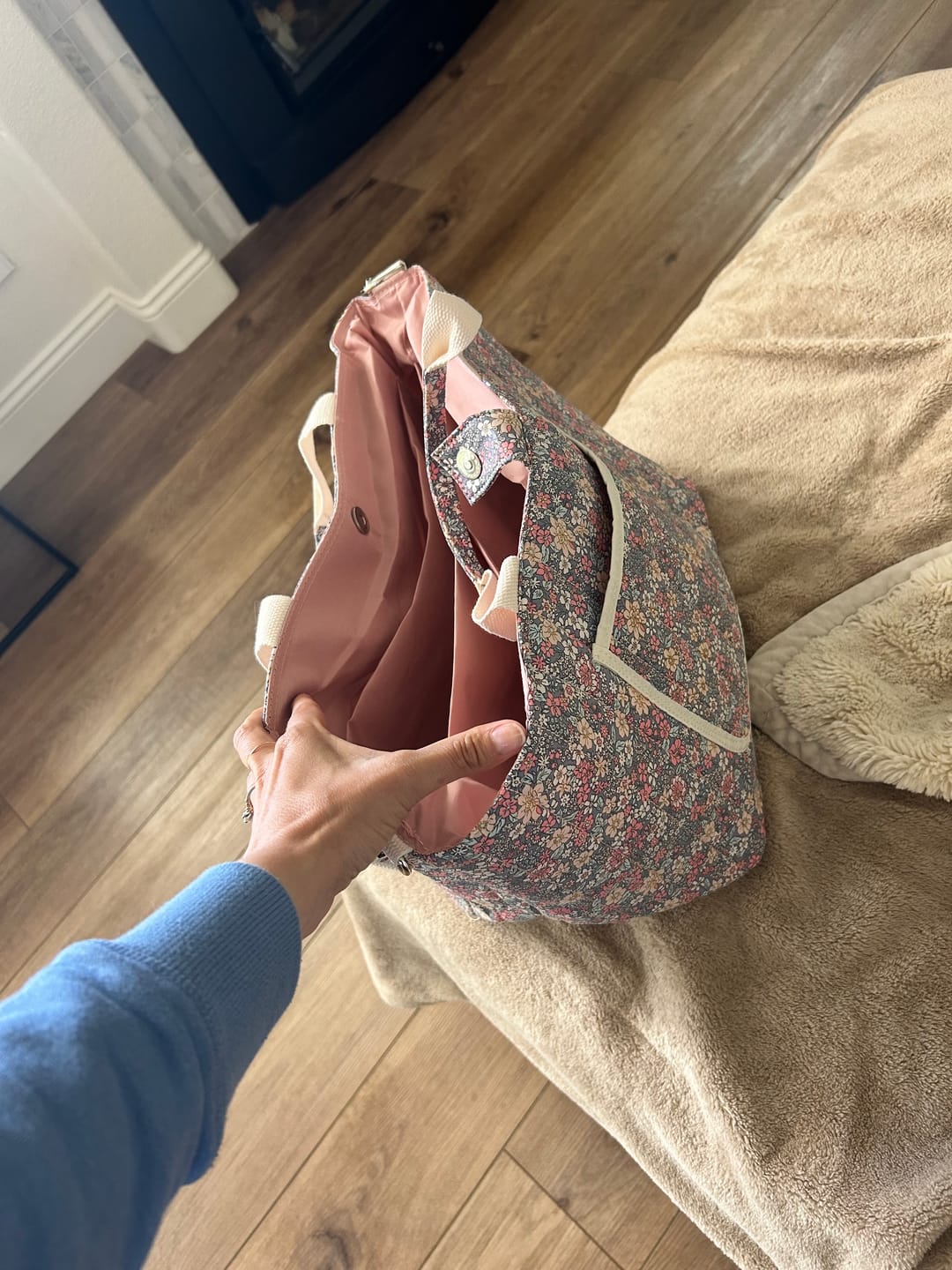 Customer photo review of Flora Tote Bag