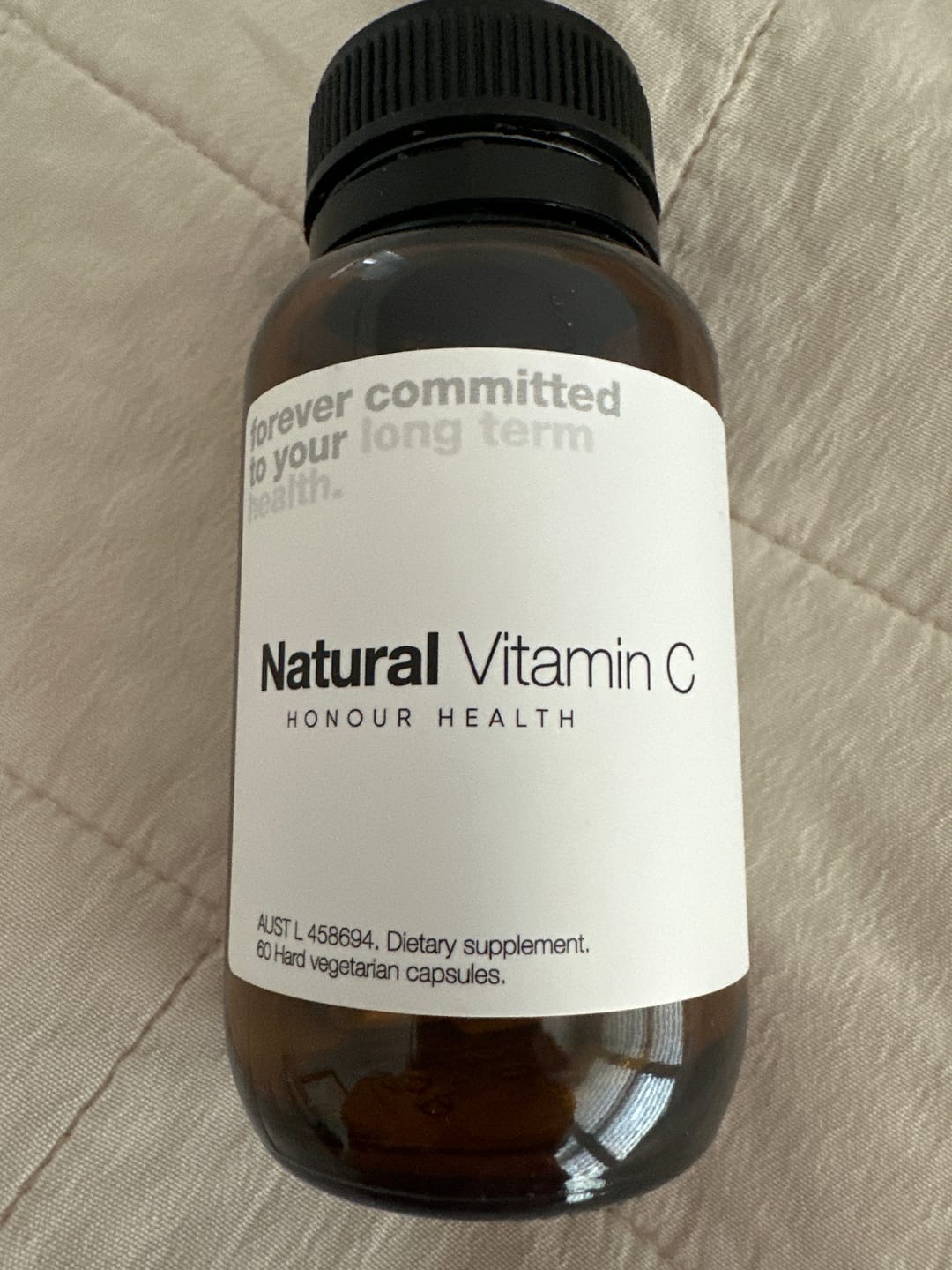 Customer photo review of Natural Vitamin C - 60 Capsules