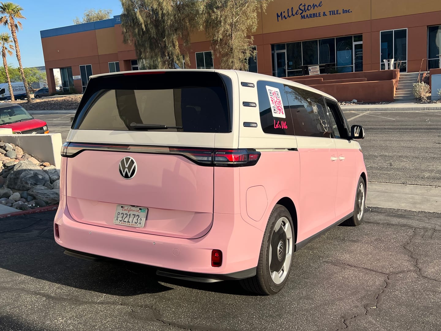 Customer photo review of High Glossy Baby Pink Vinyl Wrap