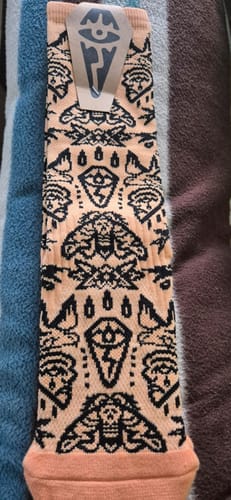 Customer photo review of Lucky Dip | Compression Shred Socks