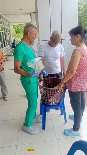 Customer photo review of Straight Cut MoveTech® Scrub Pants - Men / Cactus