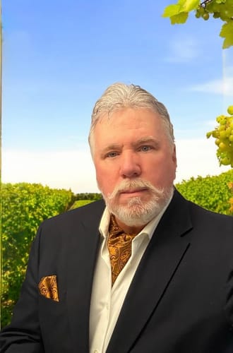 Customer photo review of Golden Brown Paisley Silk Ascot Cravat Pocket Square Cufflinks Set