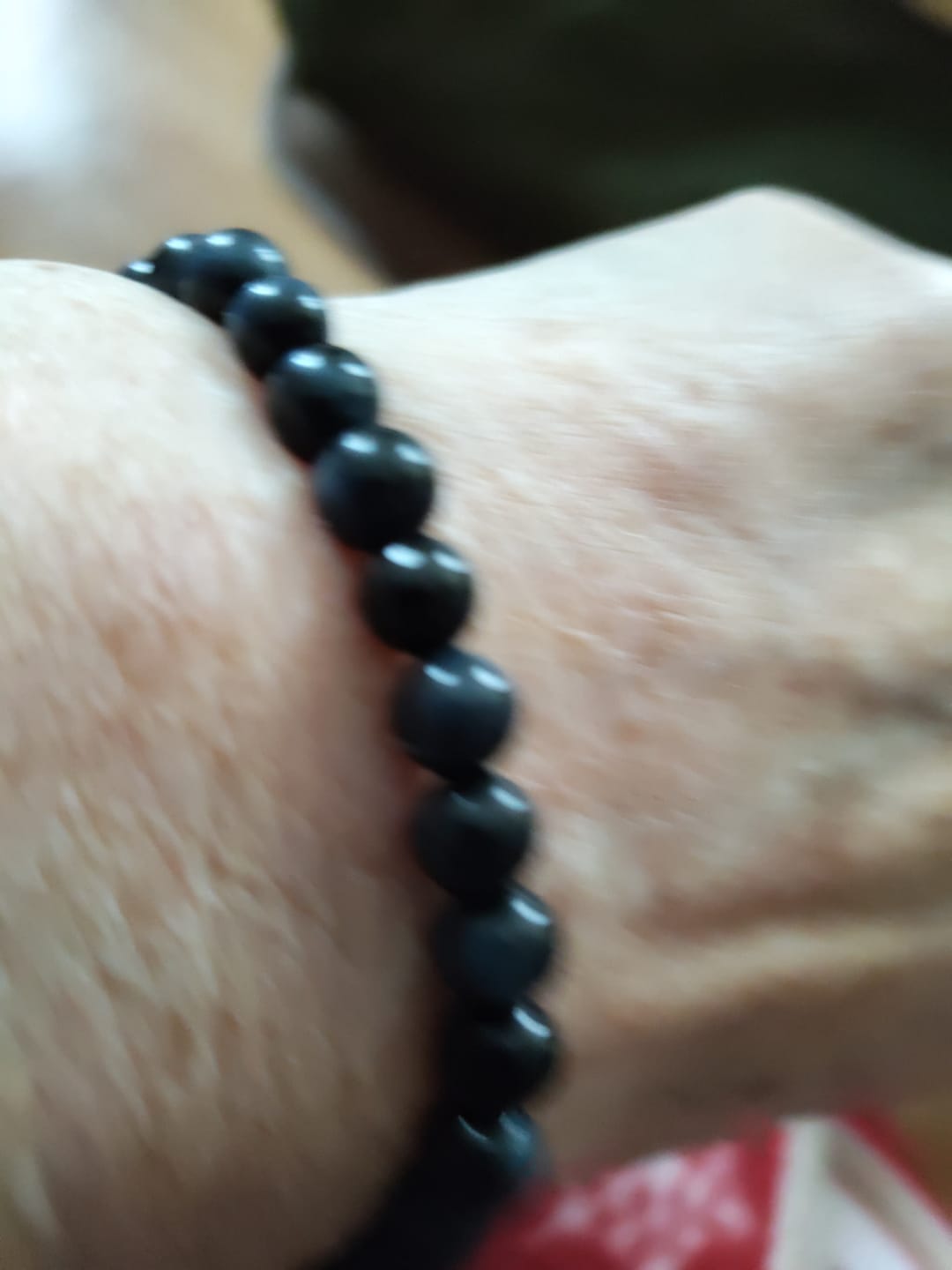 Customer photo review of Bracelet "Ange Gardien" en Oeil de Faucon