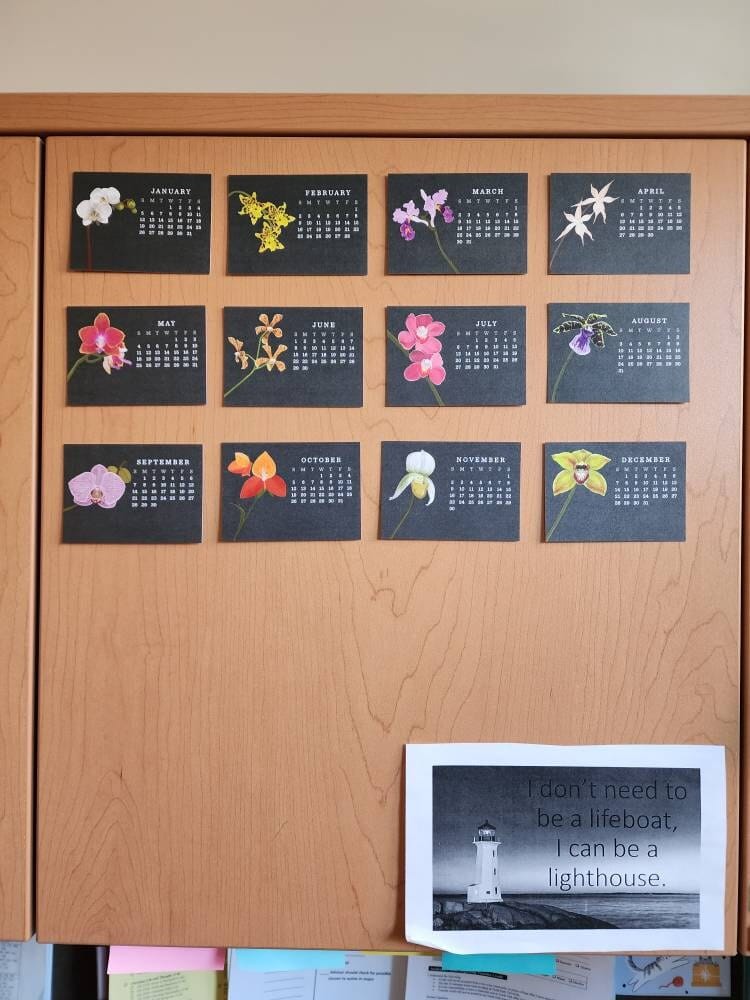 Customer photo review of 2025 Mini Desk Calendar