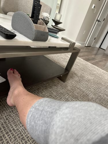 Customer photo review of Premium Bamboo Knee Sleeve (Single)