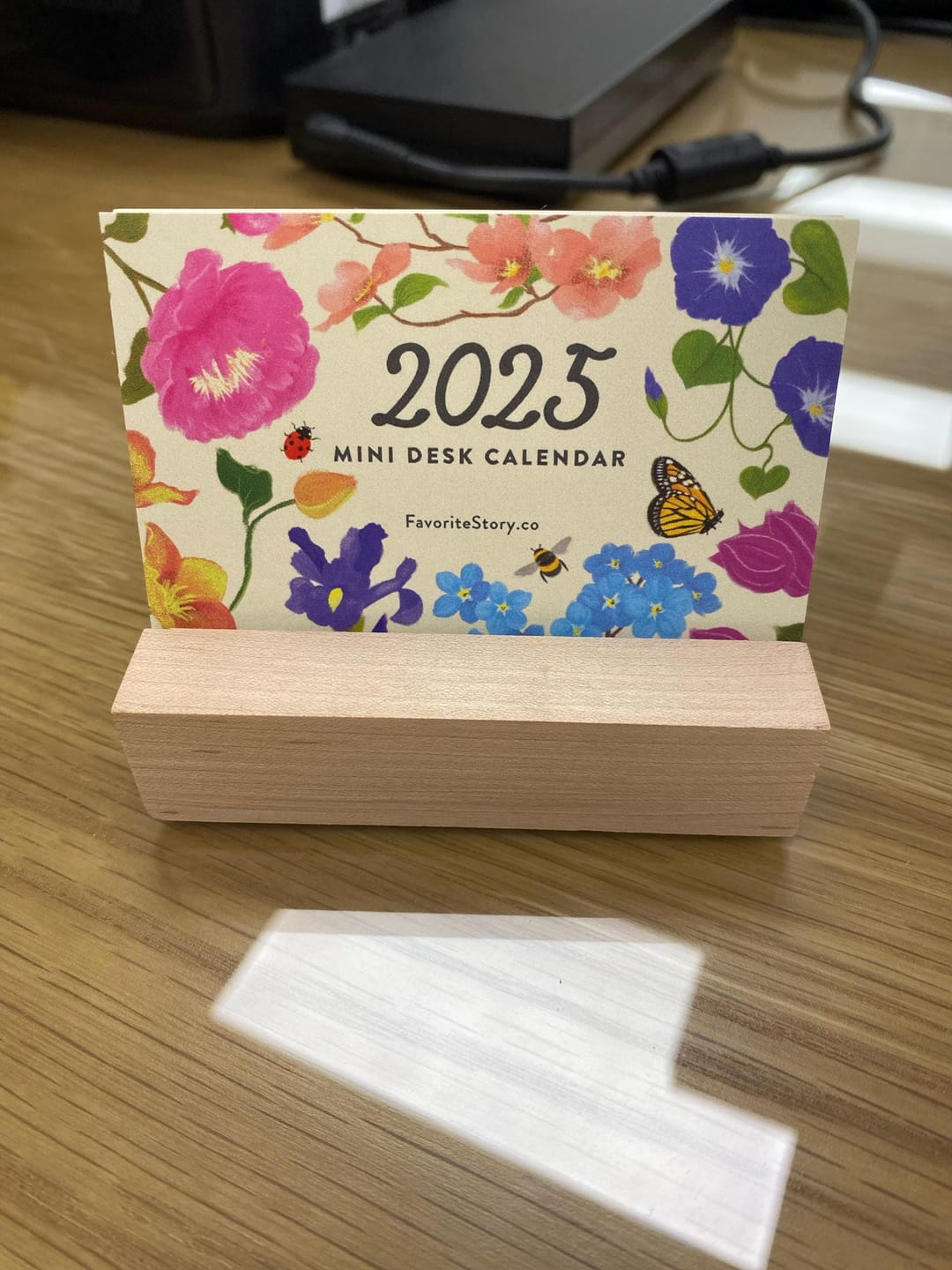 Customer photo review of 2025 Mini Desk Calendar