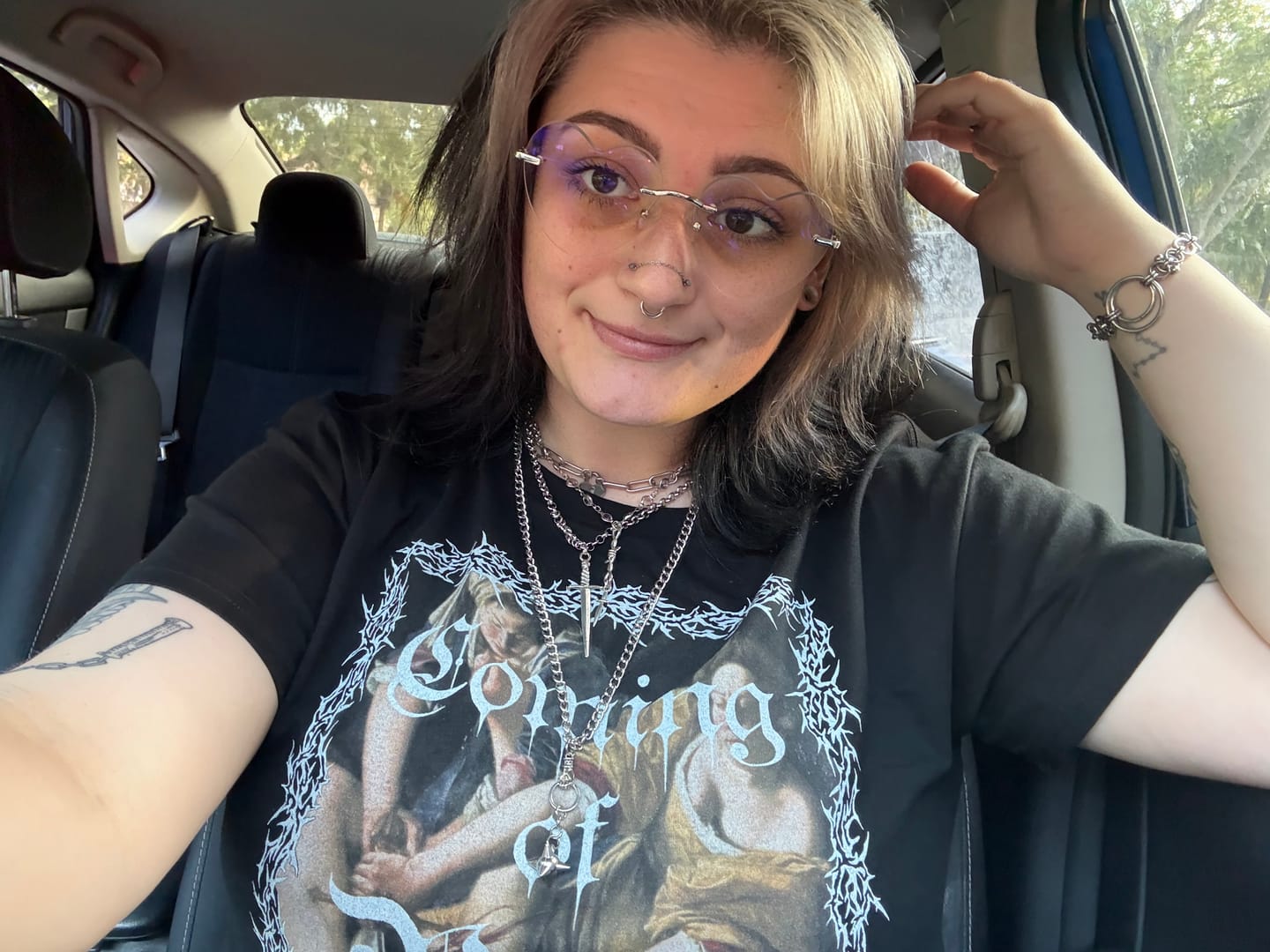 Customer photo review of Coming of Rage Crop Tee