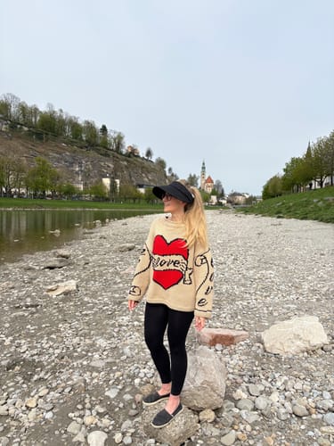 Customer photo review of The Young Hearts Jumper