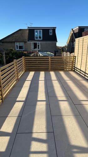 Customer photo review of Himalayan - White Porcelain Paving Tiles - 900 x 600 x 20mm