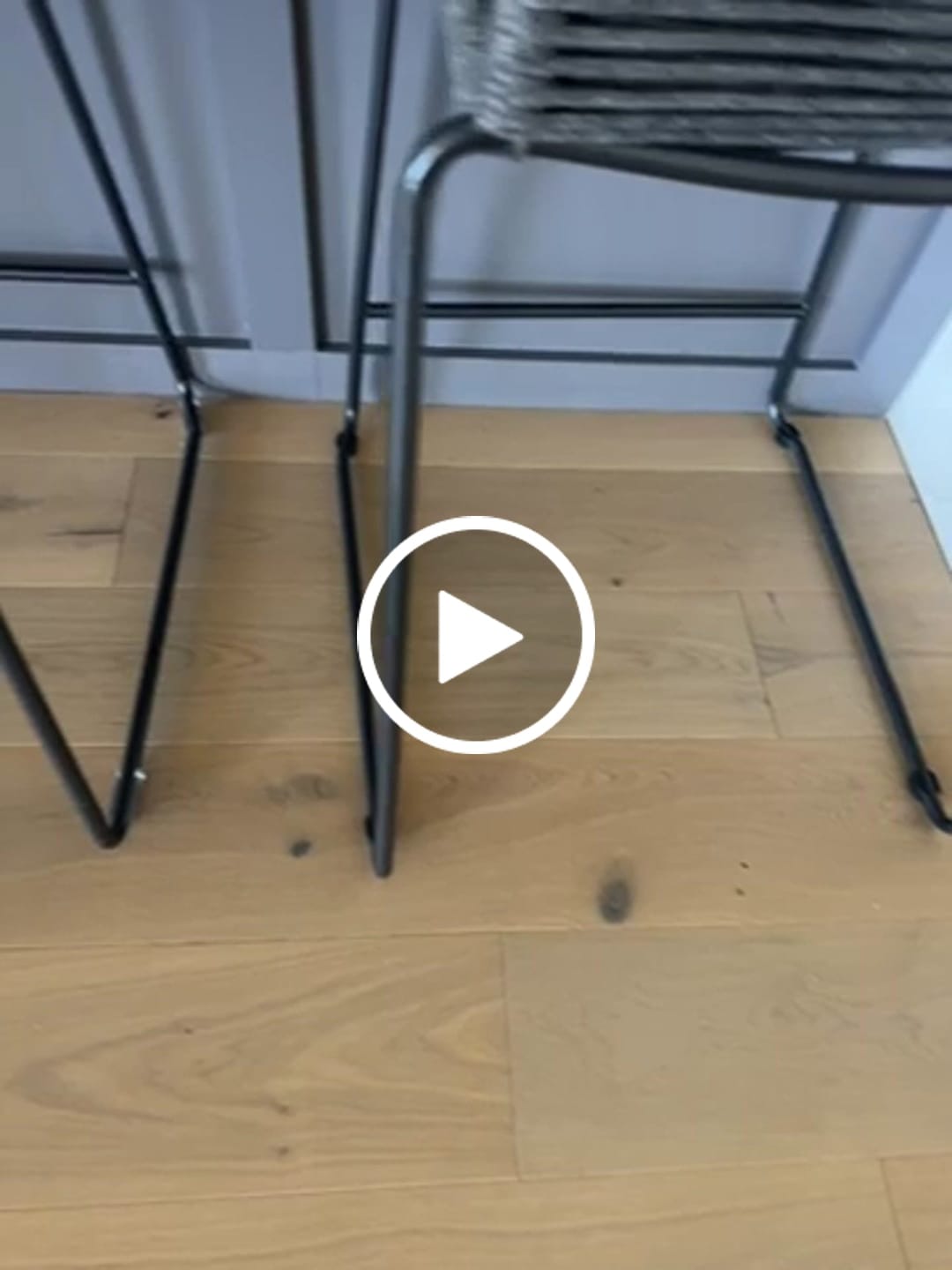 Customer video review of Clear Sled Base Felt Chair Leg Protectors | Scratch & Noise-Free