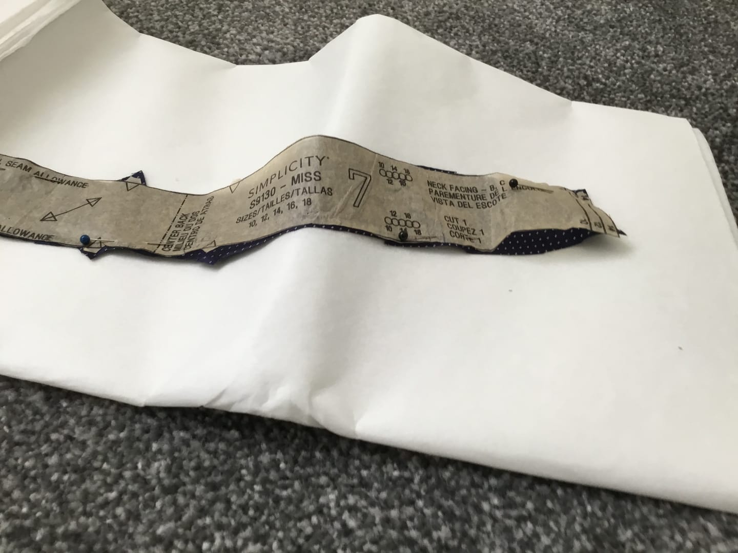 Customer photo review of Iron on Interfacing - Medium Weight - 90p per metre!