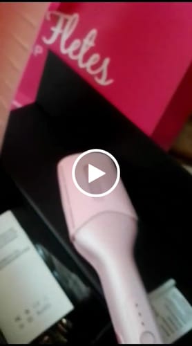 Customer video review of Plancha 2 En 1 Diana Fletes Para Cabello Húmedo y Seco TiTanium Galvanizado