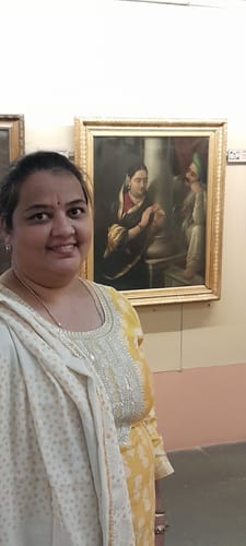 Customer photo review of Stolen Interview, Raja Ravi Varma Paintings