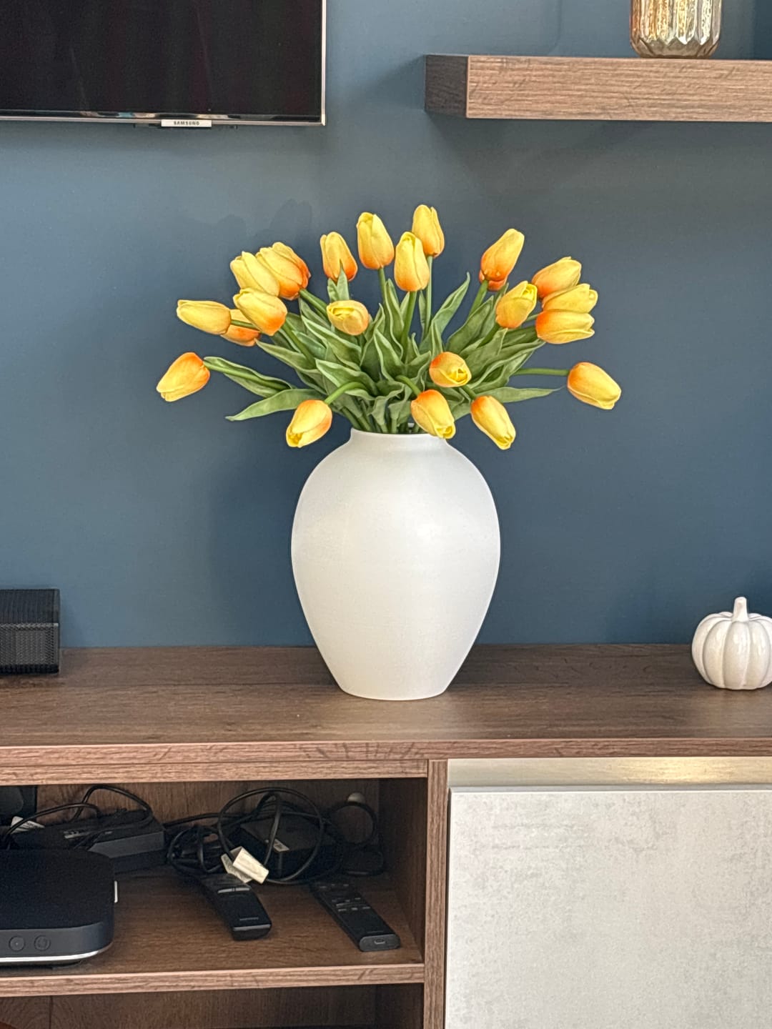 Kundenbewertung mit Foto zur Vase „Ella“ – Mattweiß