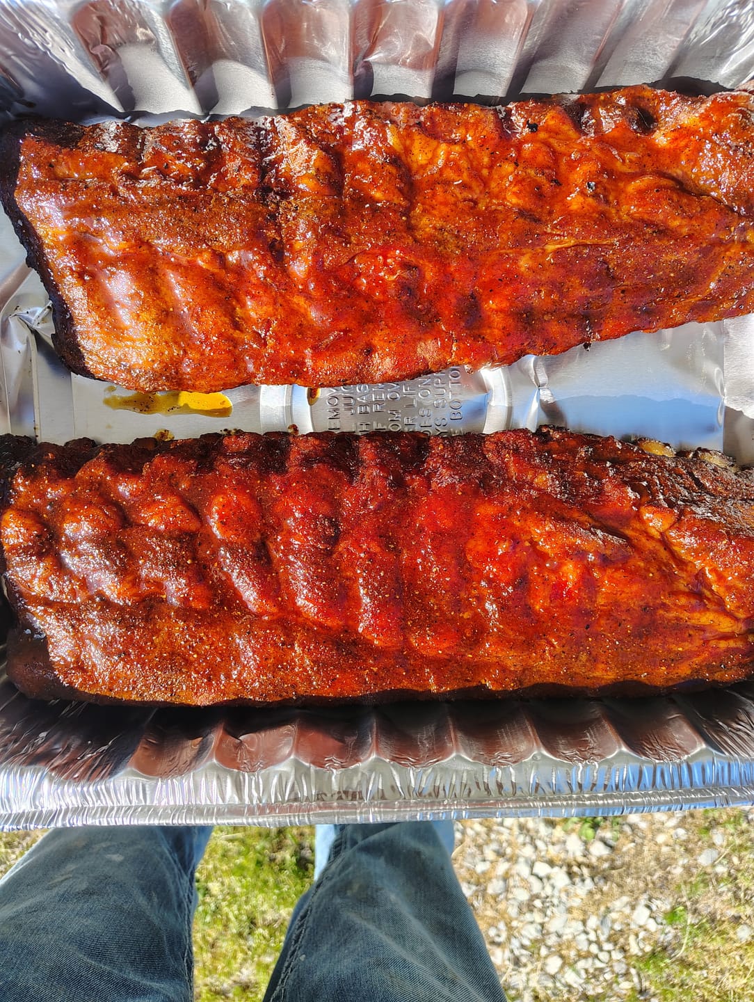 Customer photo review of Apple Habanero BBQ Glaze