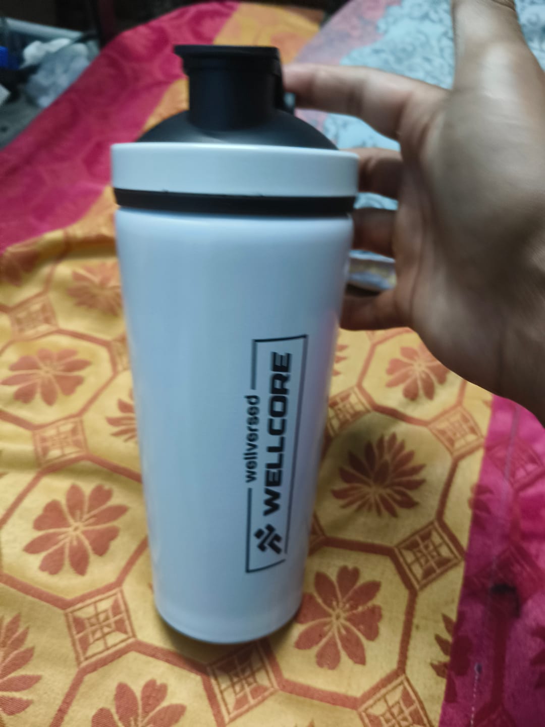 Customer photo review of Wellcore - Micronised Creatine Monohydrate (83 Servings, Unflavoured) + Premium Steel Shaker | Muscle Growth & Recovery | Trustified Certified
