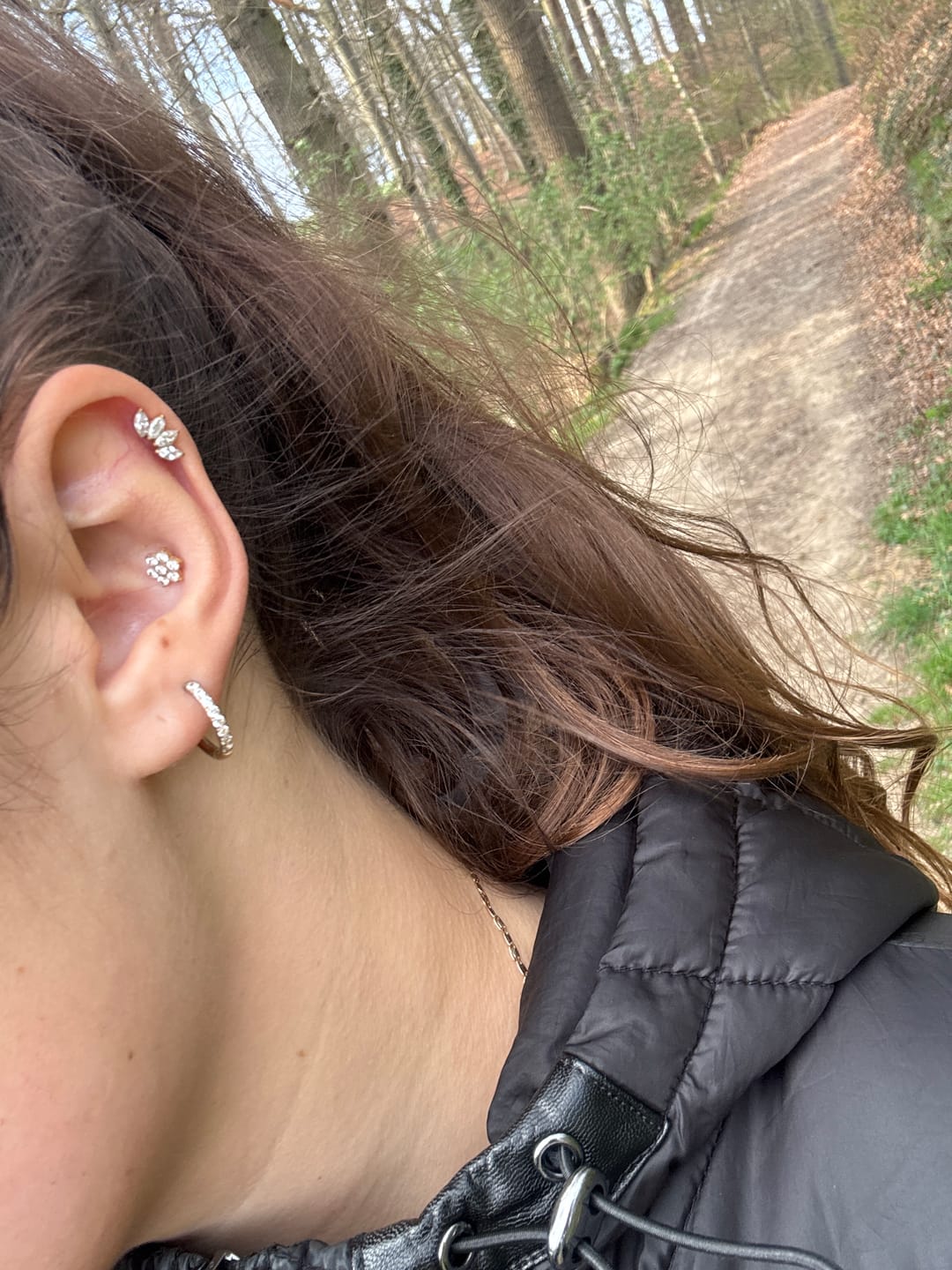 Customer photo review of Lotus Piercing | Titan