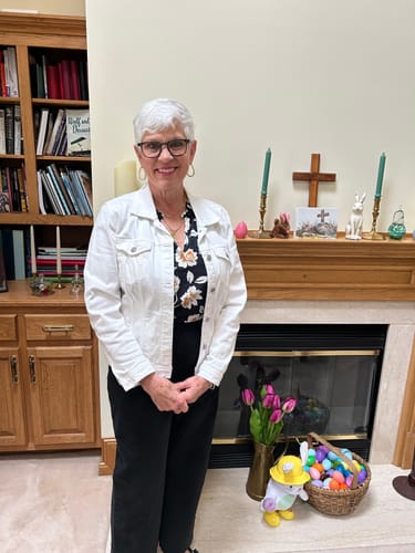 Customer photo review of Betsey's Everyday Stretched Twill Chinos