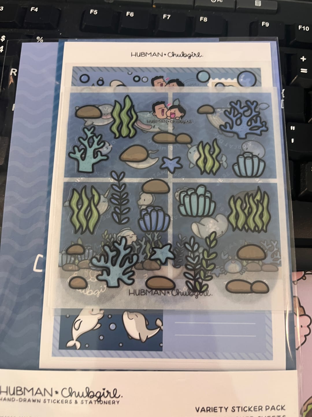 Customer photo review of Deep Blue Sea Variety Sticker Pack