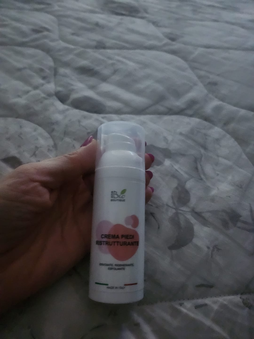 Customer photo review of Crema Piedi Ristrutturante