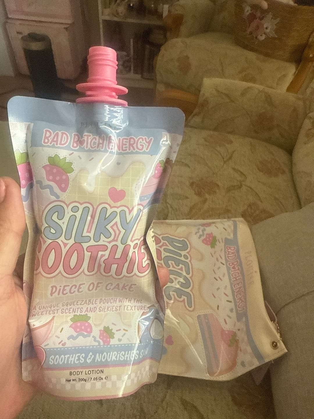 Revue photo client de la lotion pour le corps Silky Soothie de P.Louise