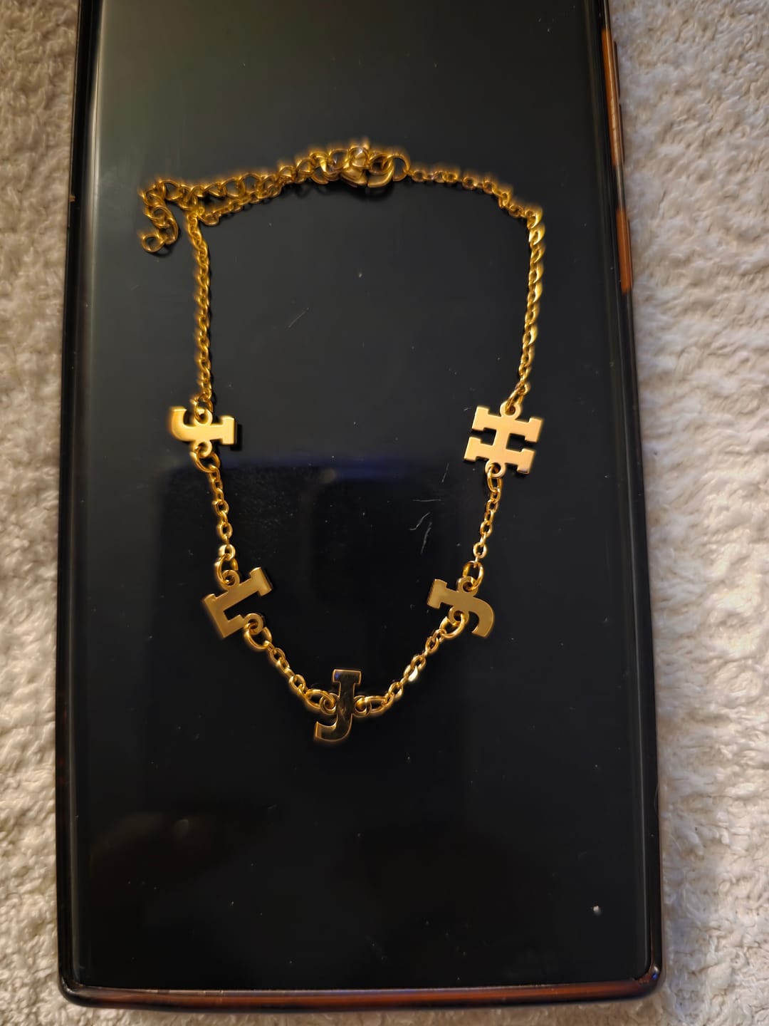 Customer photo review of Letters Bracelet