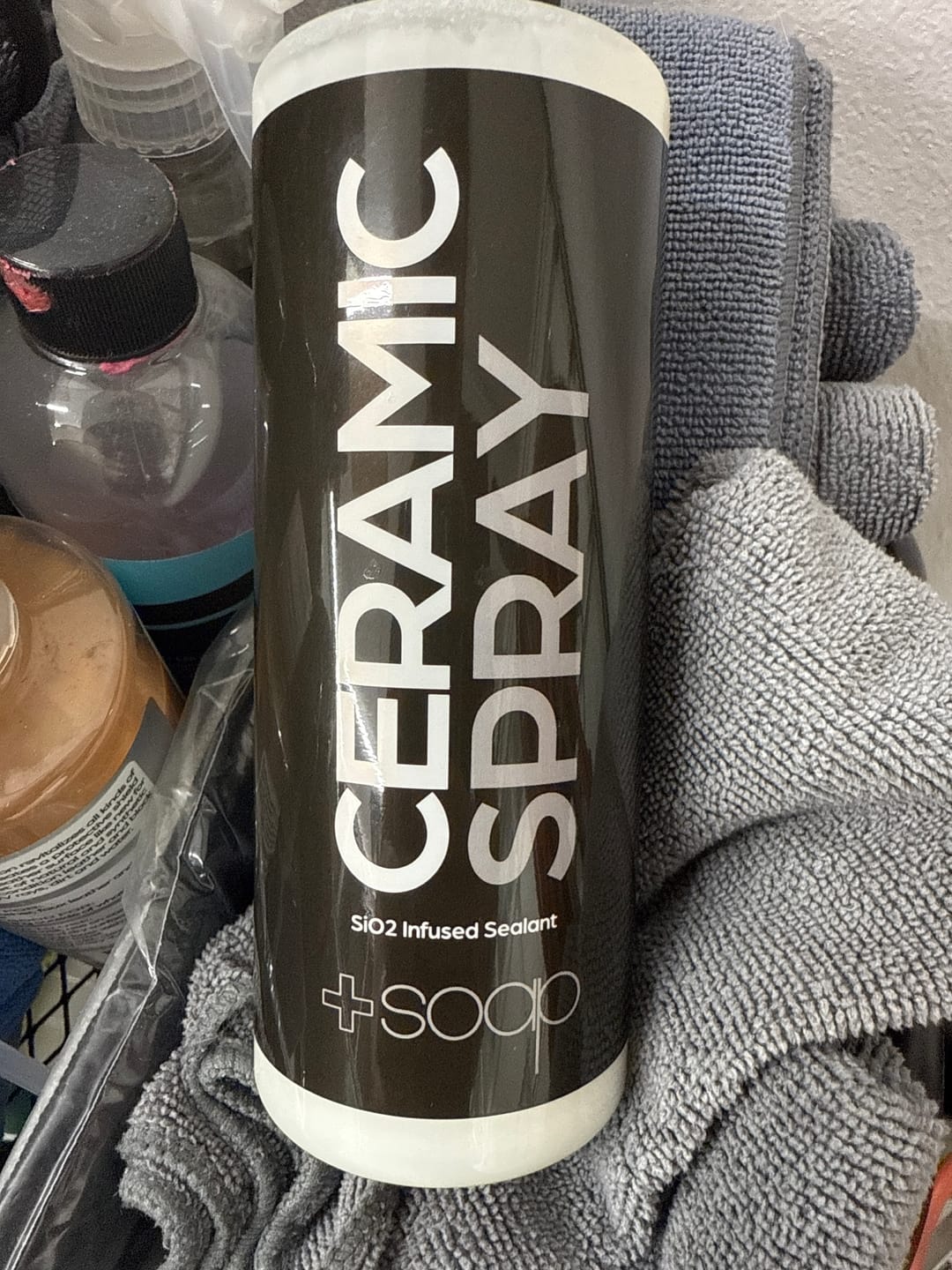 Customer photo review of +Soap Ceramic Spray