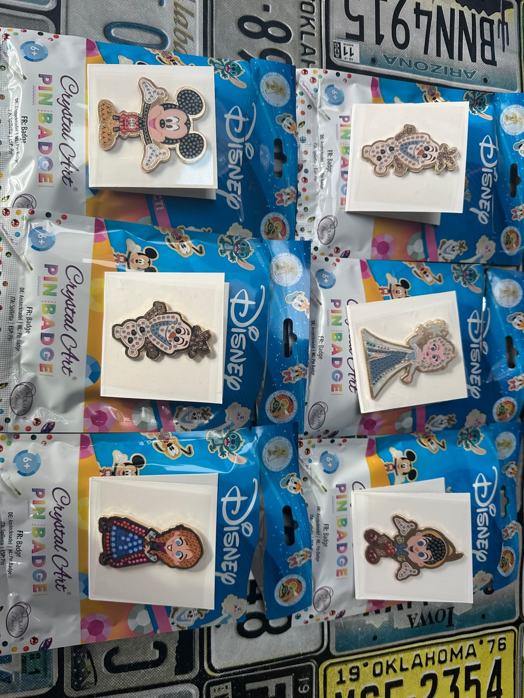 Customer photo review of Disney Crystal Art Pin Badge - Blind Bag