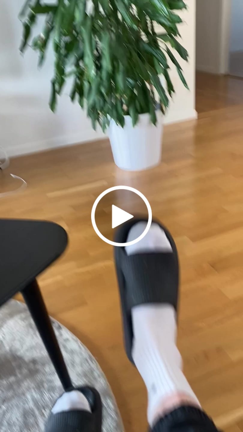 Customer video review of Stötdämpande tofflor