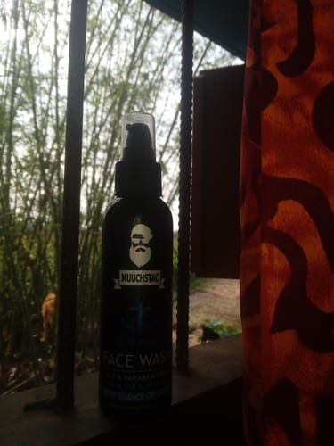 Customer photo review of Muuchstac Ocean Face Wash for Men | Fight Acne & Pimples, Brighten Skin, Clears Dirt, Oil Control, Refreshing Feel - Multi-Action Formula | 100 ml