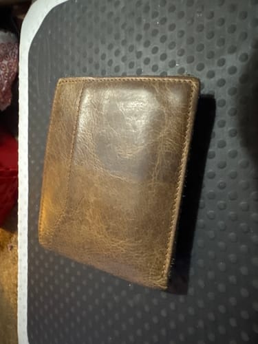 Customer photo review of Champlain Bison Bifold with ID Window