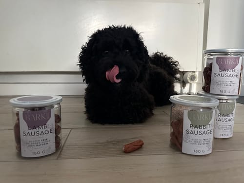 Customer photo review of Barkii - Pølser med kanin (180g)