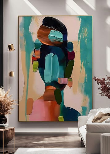 Customer review photo for Colorful Painting #CA045