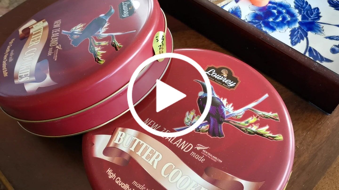 Customer video review of Lowrey Original Butter Cookies | New Zealand Butter Cookies