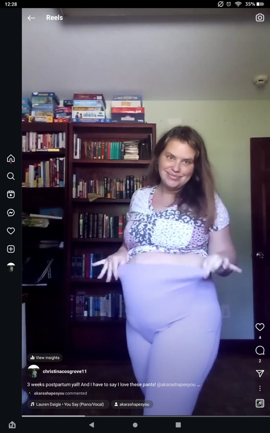Customer photo review of Tummy Control Leggings