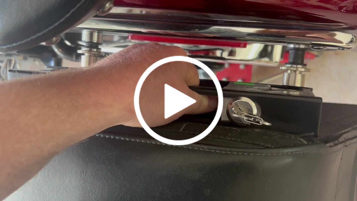 Customer video review of Viking Saddlebags Quick Disconnect System For Harley Davidson Softail