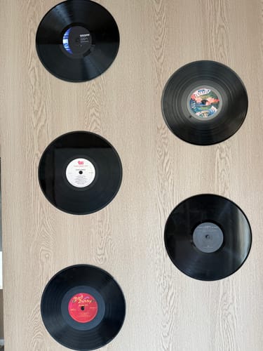 Customer photo review of CUSTOM VINYL RECORDS - WALL DECOR