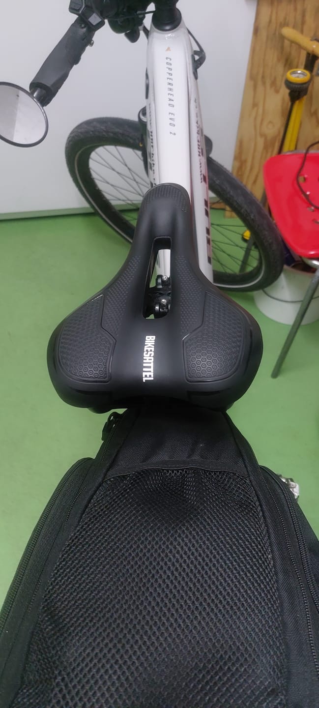 Customer photo review of Bikesattel - Premium Universal Sattel