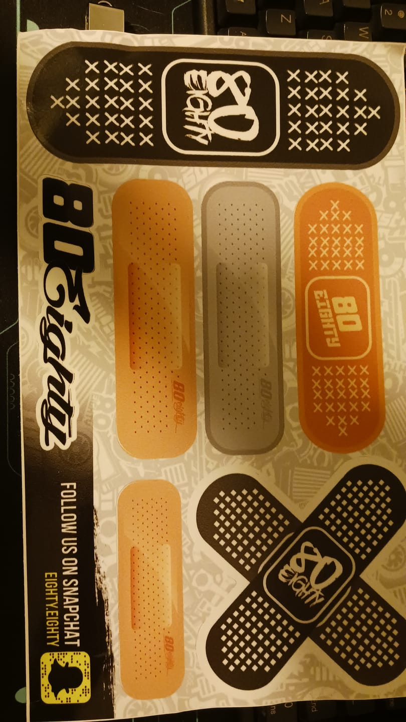 Customer photo review of 80Eighty® Bandaid Sticker Pack