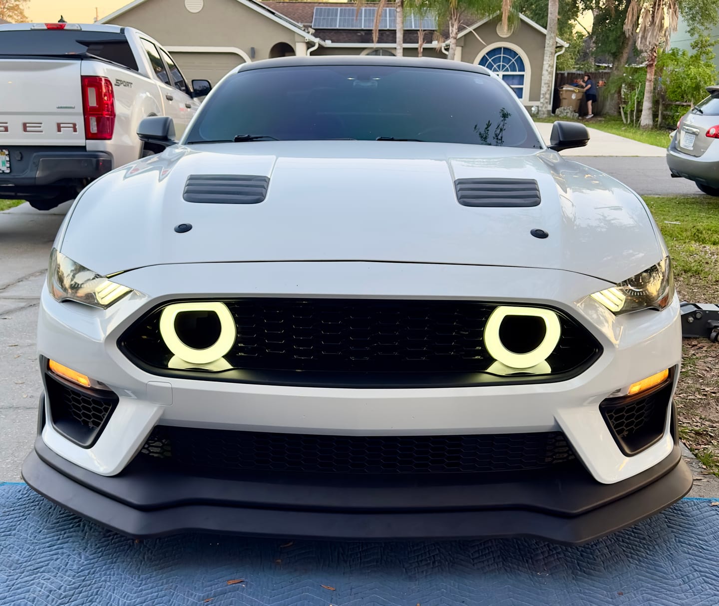 Customer photo review of 2015-23 Ford Mustang Mach 1 Conversion Front Bumper Kit