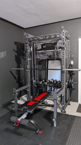 Customer photo review of ANUBIS™-1.0 Half Rack Functional Trainer