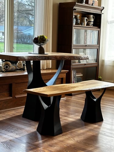 Customer photo review of Coffee Table Base 106S Namu 16H Modern Furniture for Round Table Top
