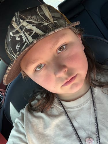 Customer photo review of Cherry OCEAN Blue Prescription Colored Contact Lenses