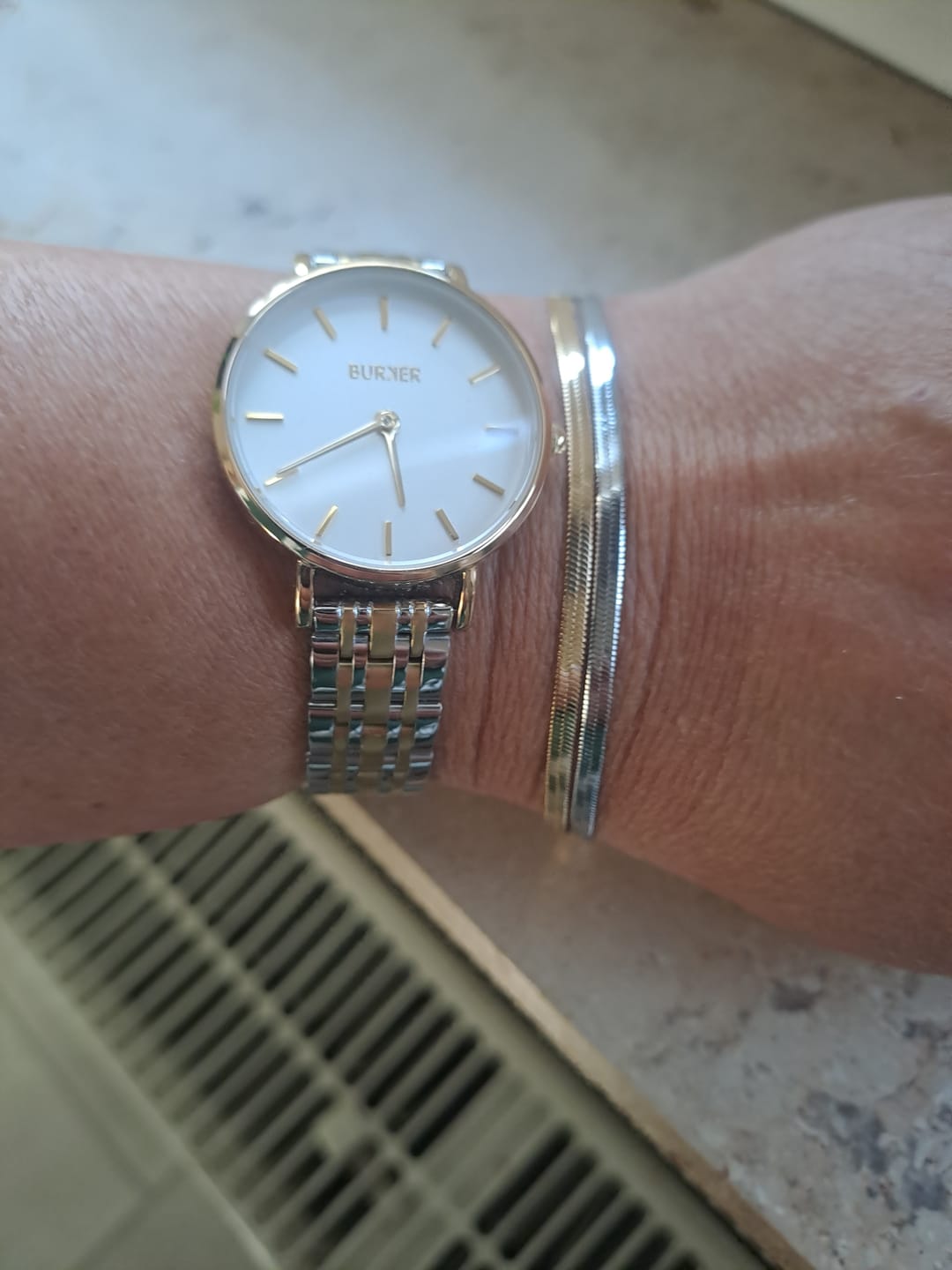 Customer photo review of Lily Gold/Silver Bracelet