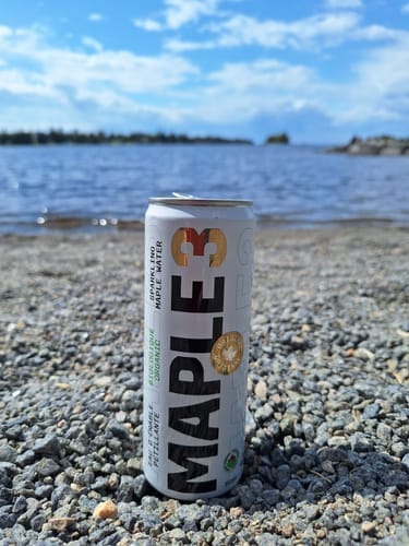 Customer photo review of Sparkling Maple Water