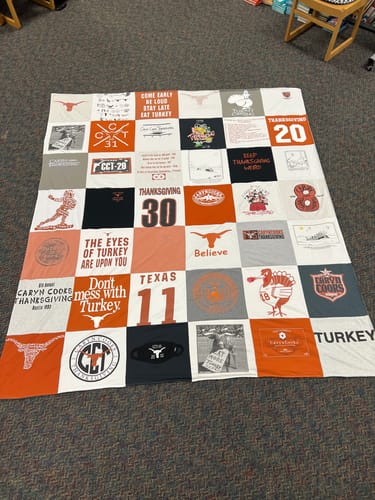 Customer photo review of T Shirt Quilt by Project Repat