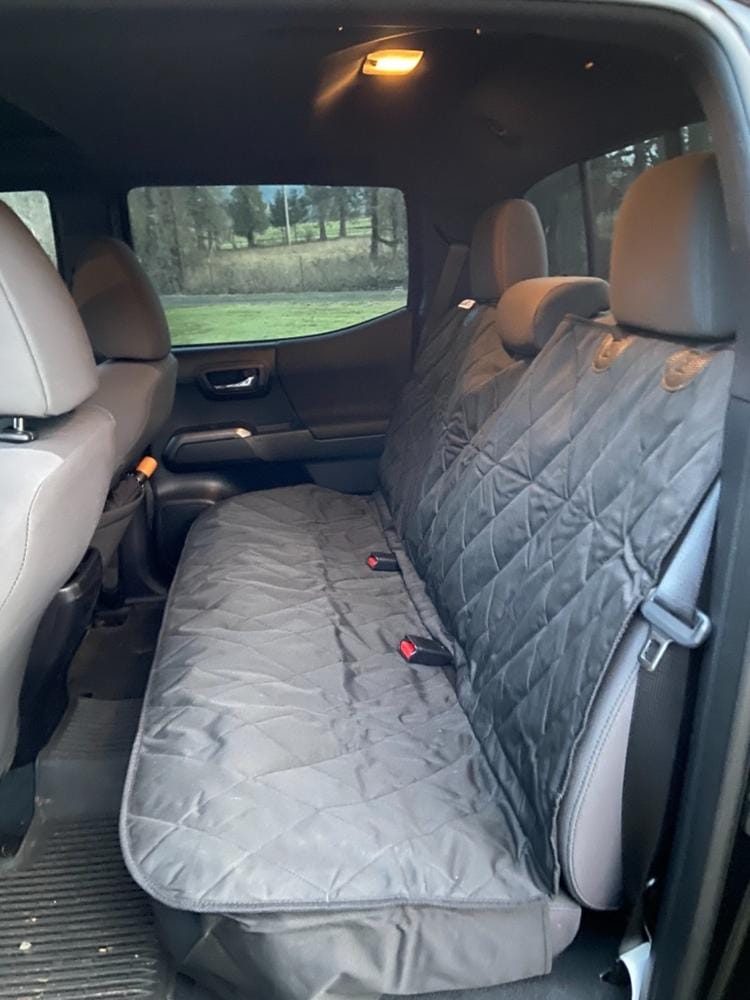 Customer photo review of Dog Rear Seat Cover - No Hammock