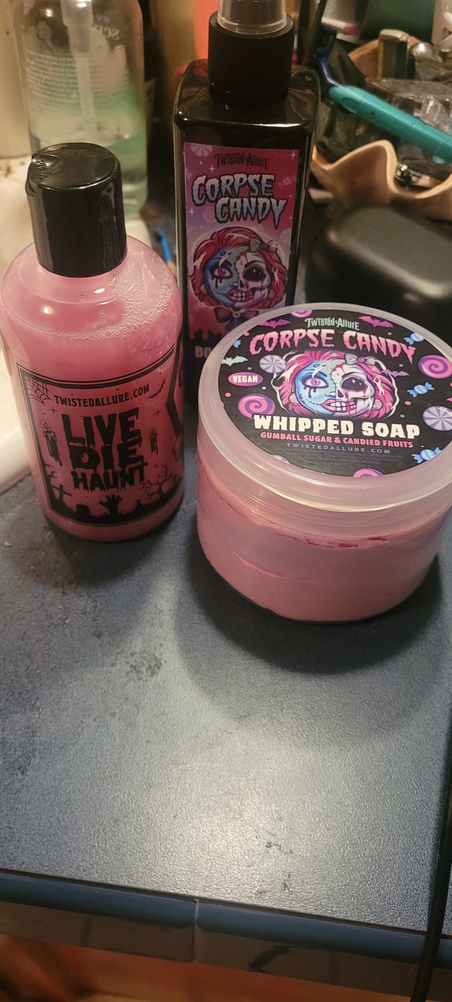 Customer photo review of Corpse Candy Whipped Soap